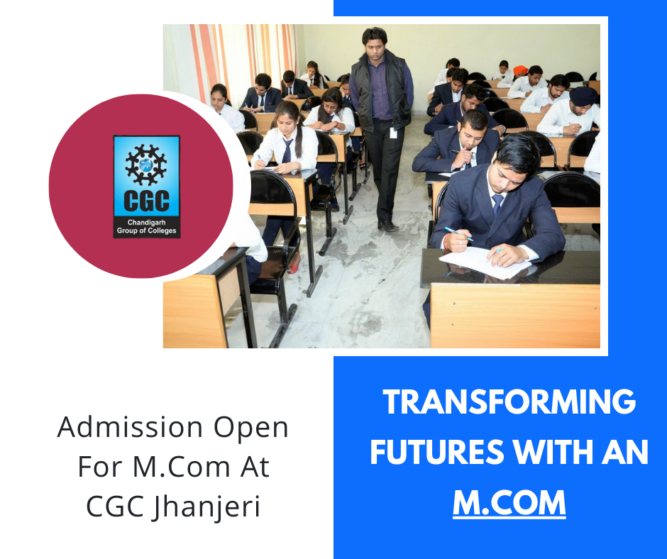 M.Com Degree at CGC Jhanjeri