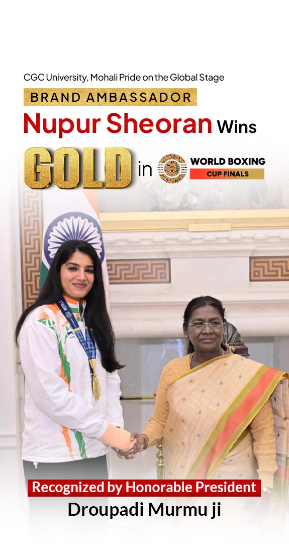 Nupur Sheron recognized by honorable president