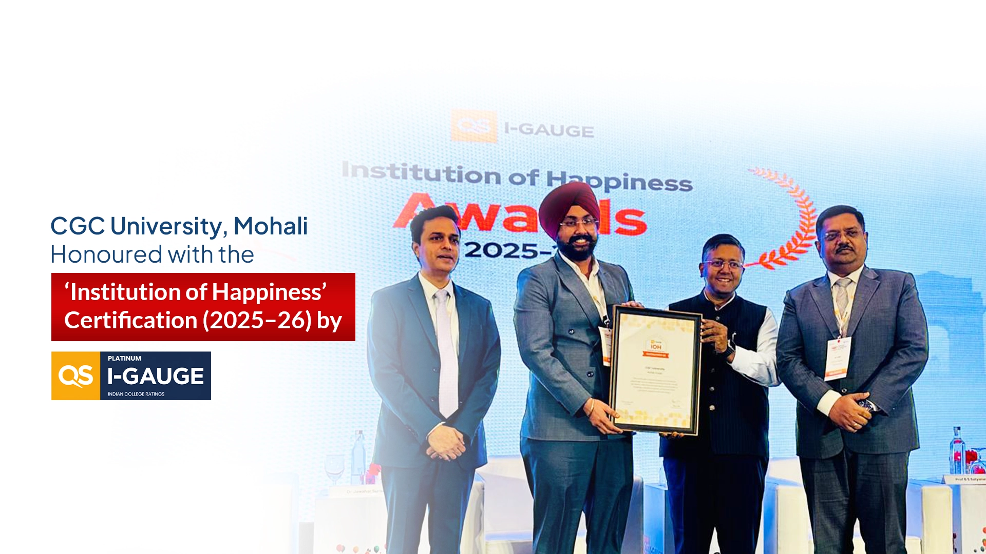 Nupur Sheron recognized by honorable president