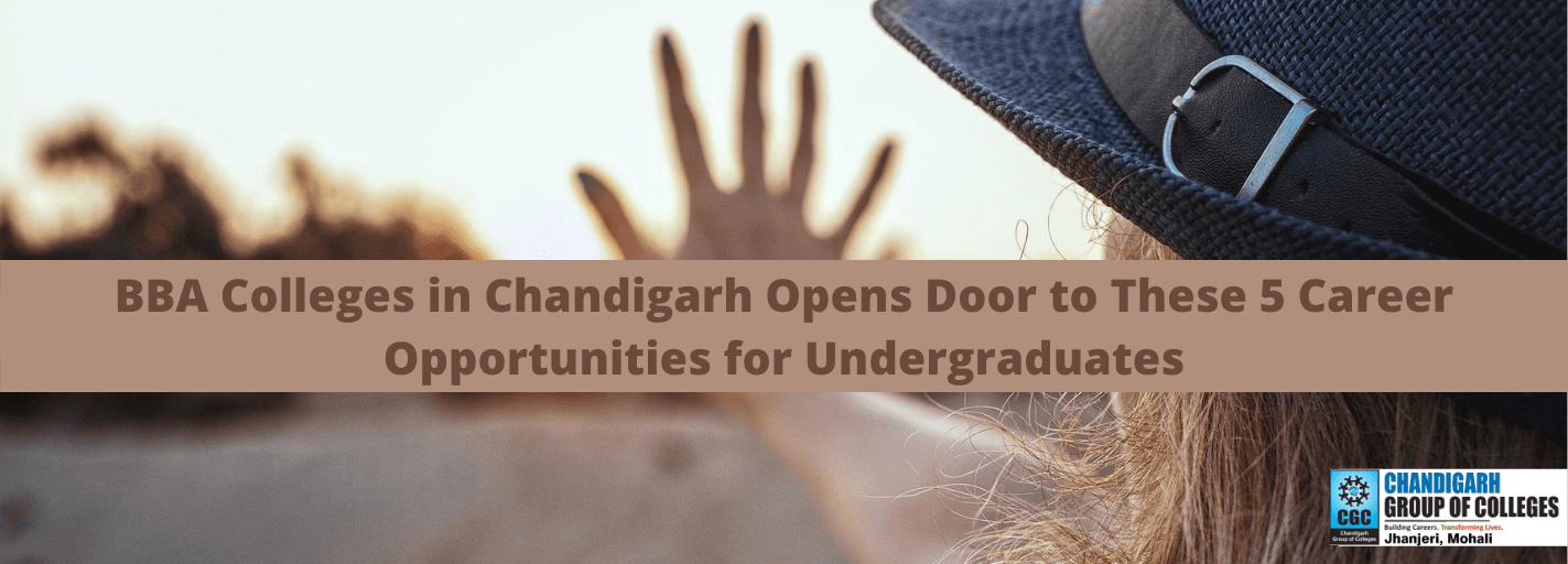 BBA Colleges in Chandigarh Opens Door to These 5 Career Opportunities for Undergraduates