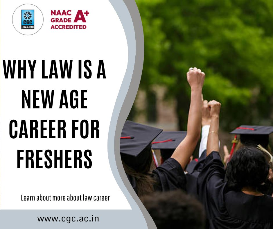 Why law is a new age career for freshers?