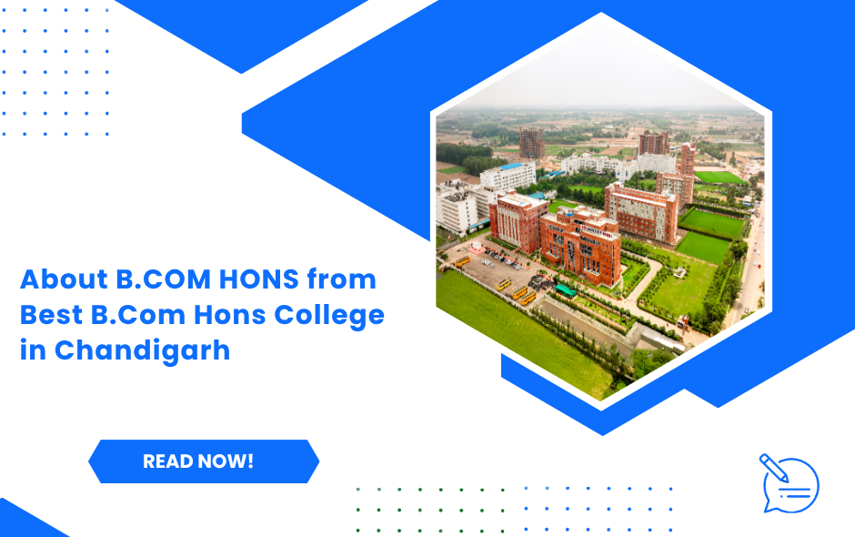 About B.COM HONS from Best B.Com Hons College in Chandigarh