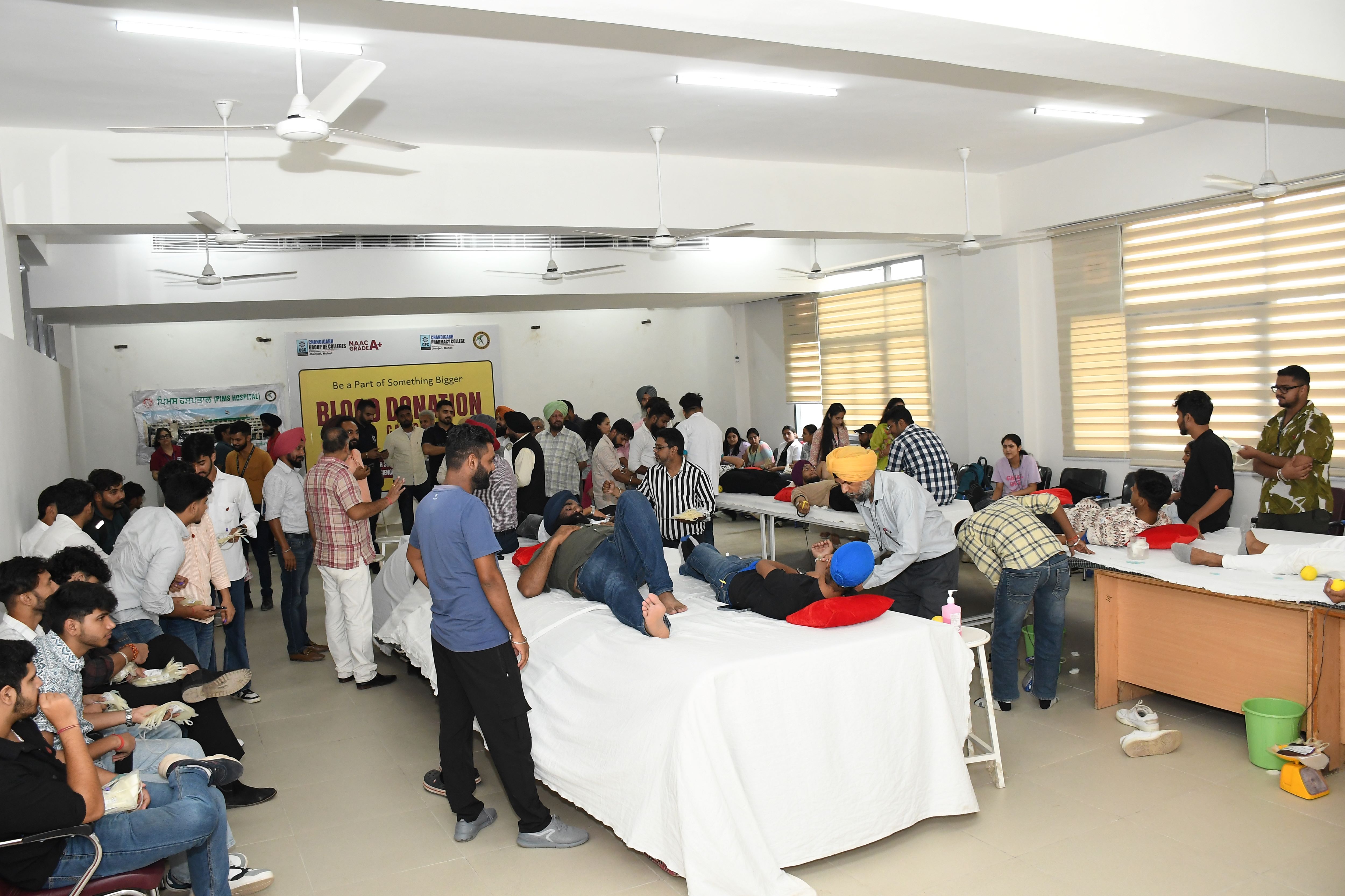 CGC JHANJERI'S BLOOD DONATION CAMP: A LIFE-SAVING SUCCESS