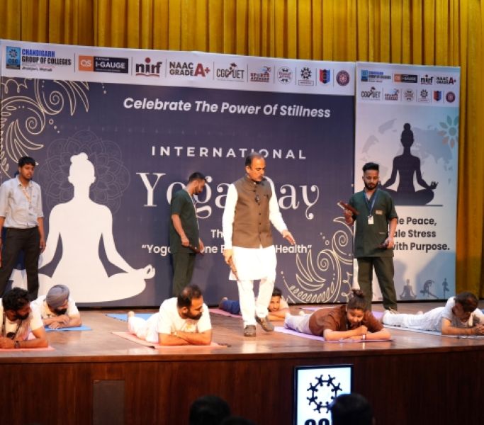 CGC Jhanjeri, Mohali Celebrates International Yoga Day 2025