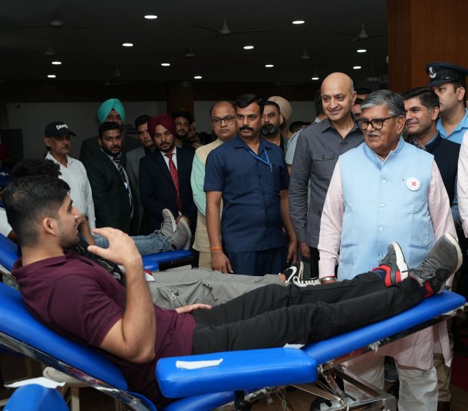 Serving Humanity Together: Blood Donation Drive at CGC University, Mohali