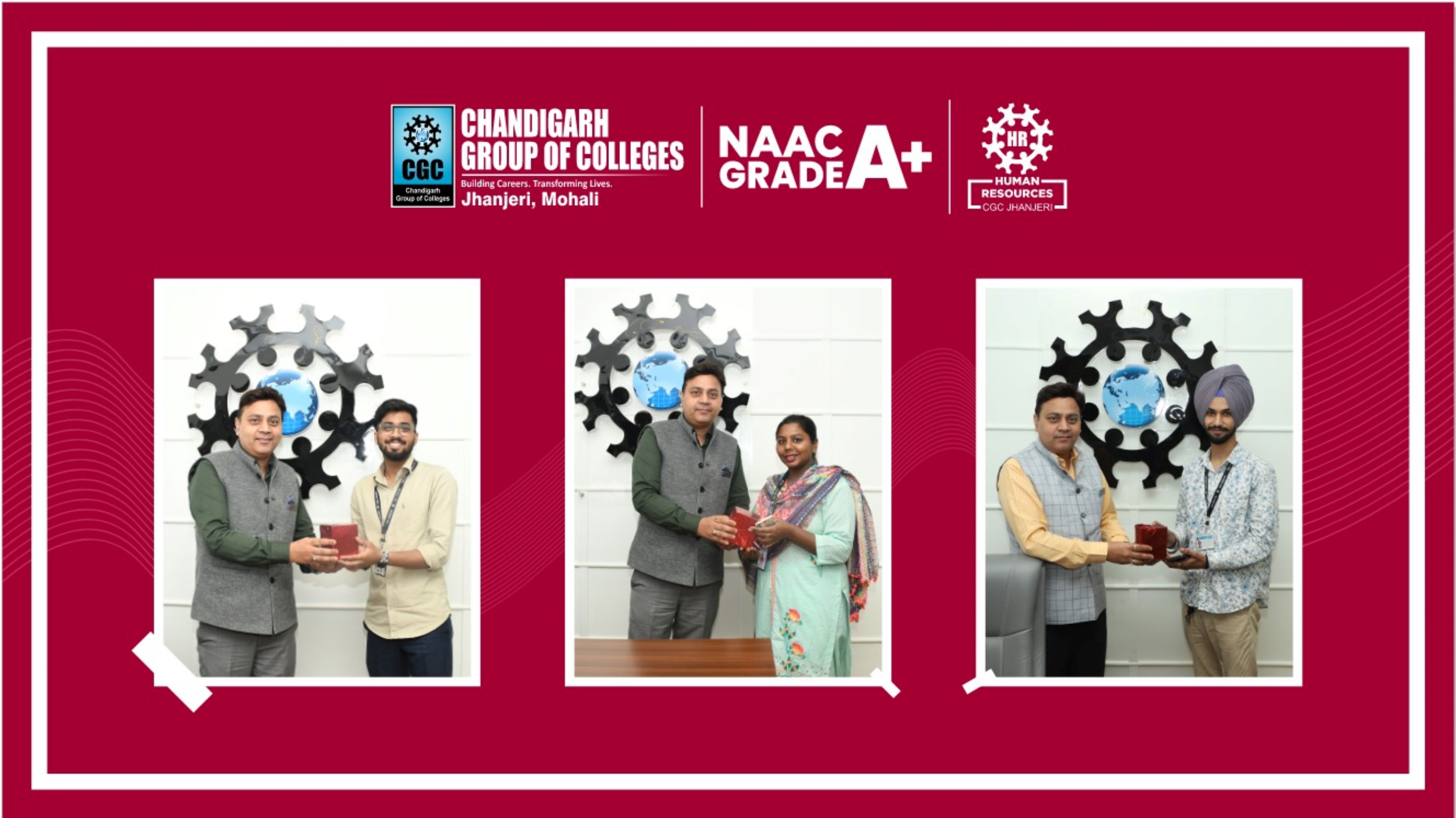 CGC JHANJERI'S HR DEPARTMENT ORGANIZES 'RAIN AND REEL' COMPETITION 