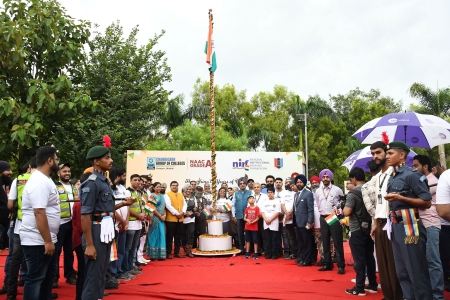 Freedom Ride 2024 at CGC Jhanjeri on the occasion of Independence Day