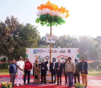  CGC Mohali (Jhanjeri) Celebrates the 76th Republic Day with Patriotic Fervor and Pride