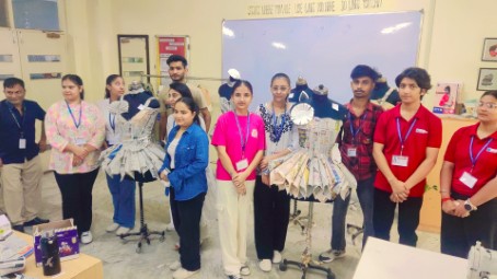 Fashion Design Department at CGC-J Hosts Innovative Paper Dress Activity