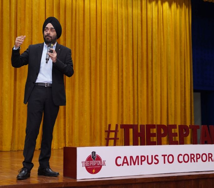 CGC University, Mohali Hosts Transformative ‘Pep Talk’ Session with Mr. Jasmeet Singh Sethi, AVP at 