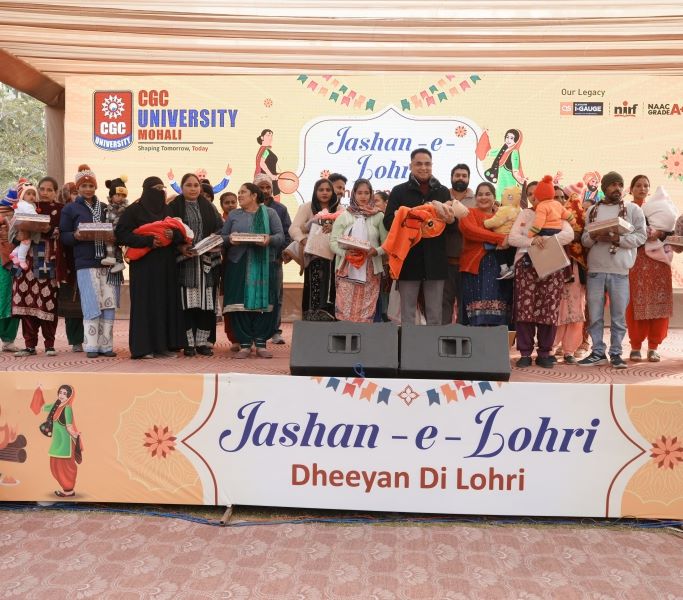 CGC University, Mohali Celebrates ‘Dheeyan Di Lohri’ with Culture, Compassion, and Commitment