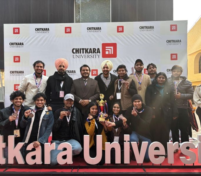CGC University, Mohali Distinguishes Itself at ChitUtsav – AIU’s 39th Inter-University North Zone Youth Festival 2025–26
