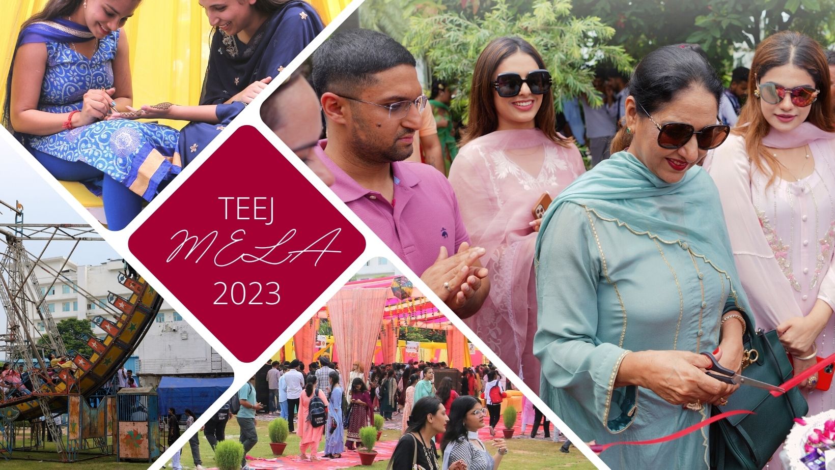 A Colorful Celebration: CGC Jhanjeri's 2023 Teej Festival