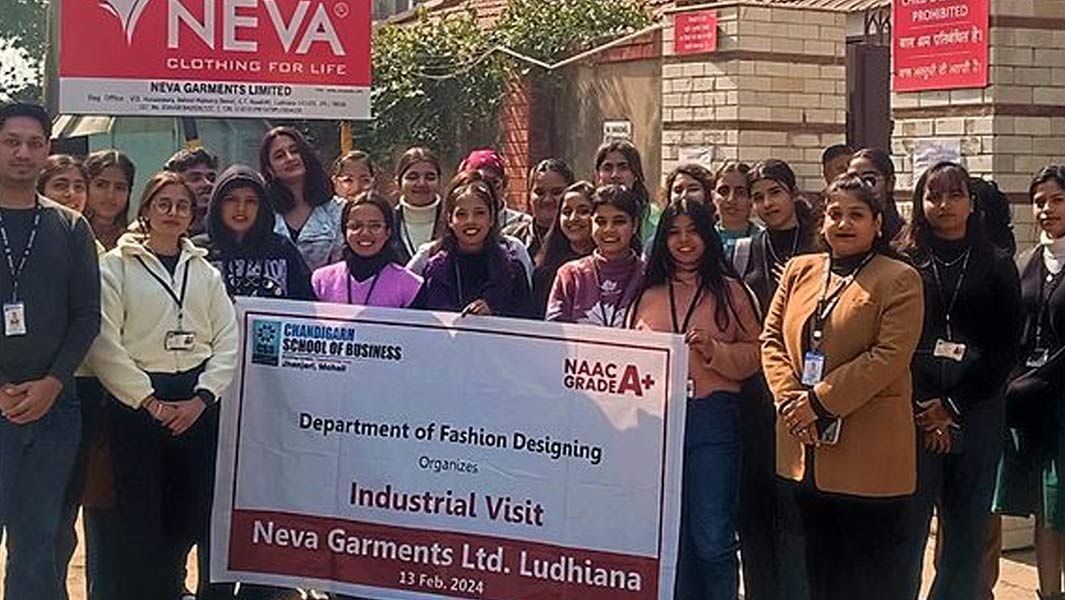 Fashion Design Students Explore Garment Production at Neva Garments Ltd., CGC Jhanjeri
