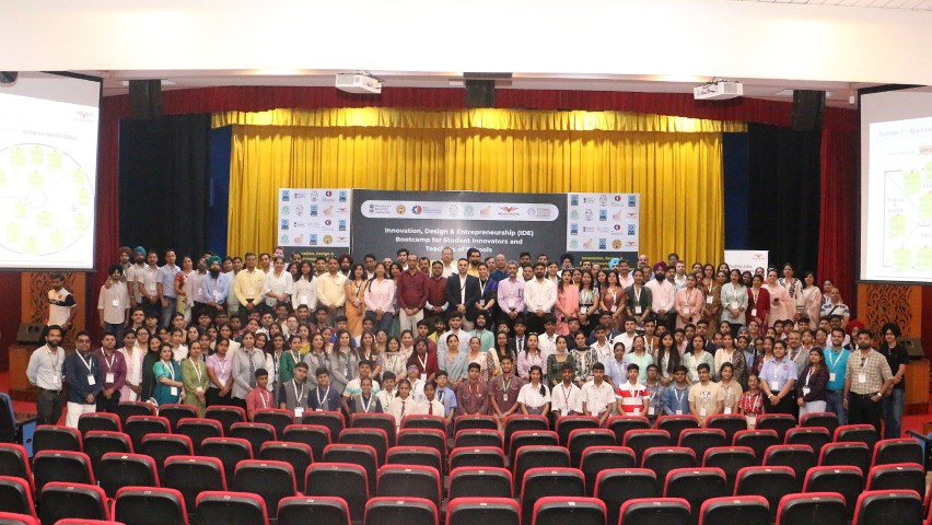 Successful Completion of Innovation, Design, and Entrepreneurship (IDE) Bootcamp at Chandigarh Group of Colleges, Jhanjeri, Mohali