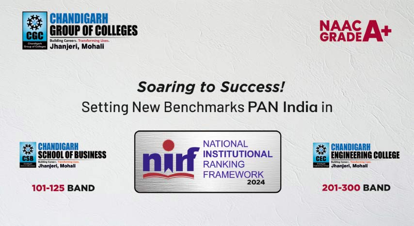 CGC Jhanjeri Soars to New Zeniths in NIRF 2024 Rankings